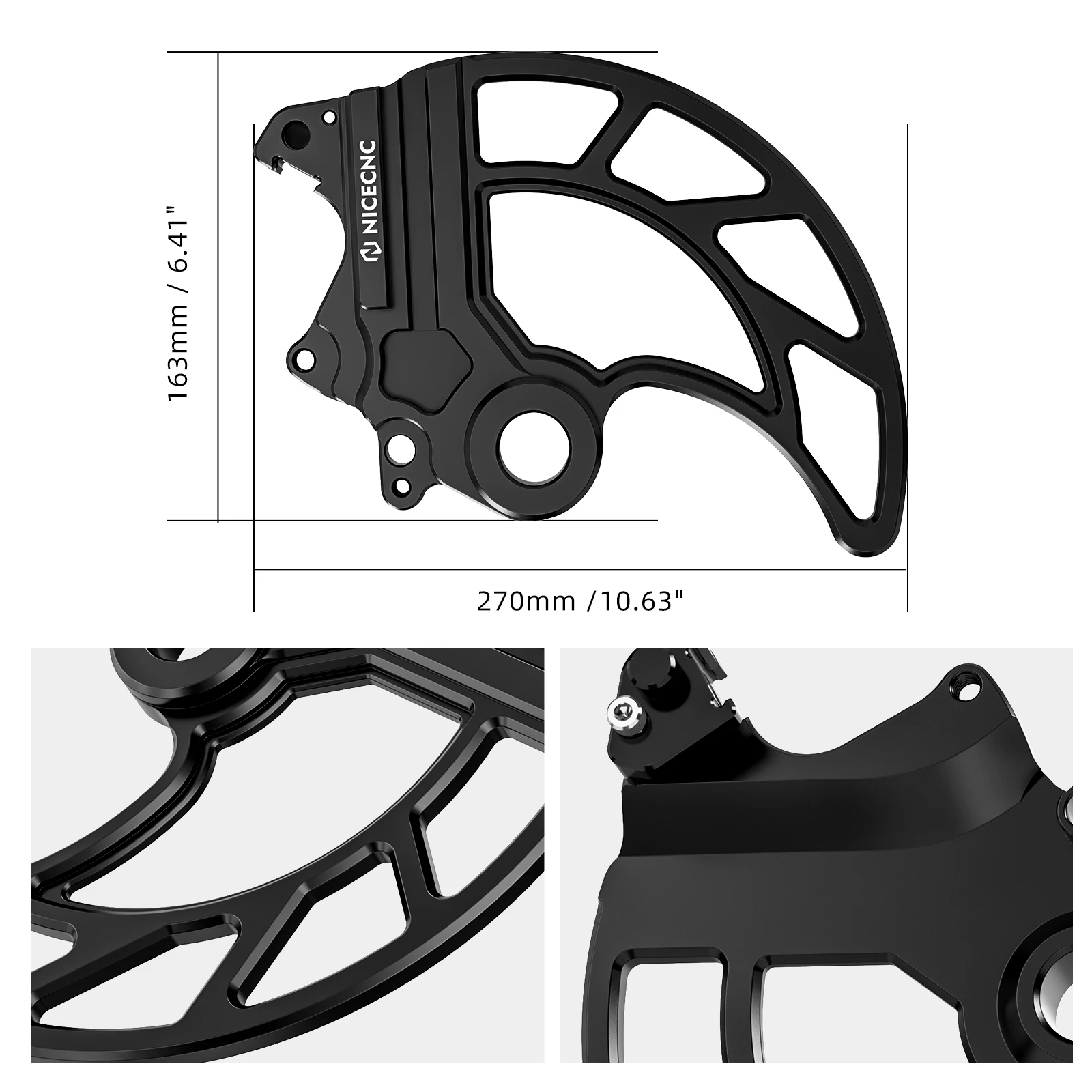 NICECNC For KTM 790 890 Adventure /R 2019-2025 Husqvarna NORDEN 901 2022-2025 Motorcycle Rear Brake Disc Guard Caliper Guard