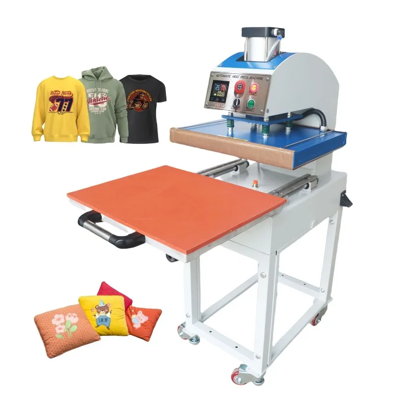 

Pneumatic Pull-out Type Heat Press Machine Heat Transfer Printing Machine Special Equipment for Fabric Heat Printing