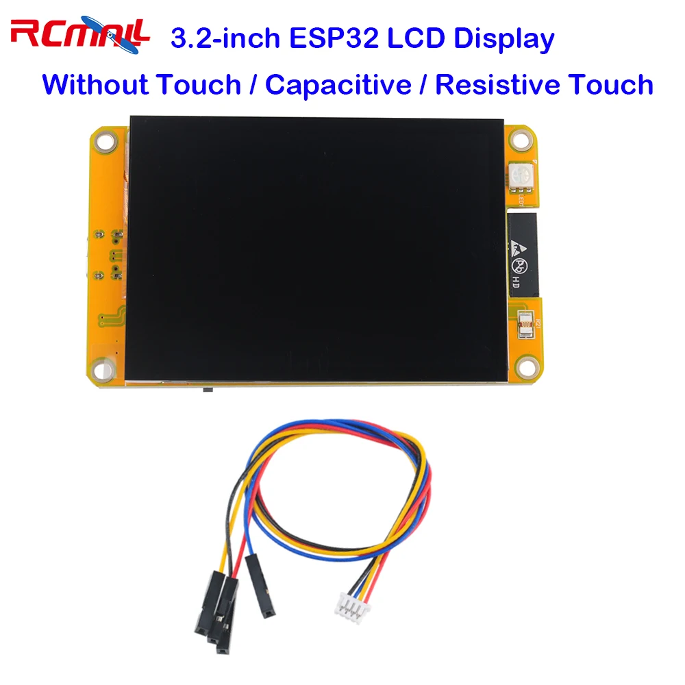 

3.2" ESP32 LCD Display WiFi+BT ESP32-WROOM-32 Module ST7789 IPS TFT 240X320 Capacitive / Resistive Touch Screen for Arduino IoT