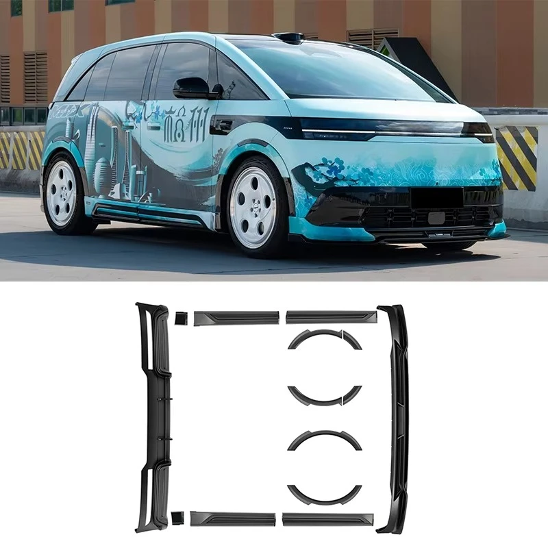 

Manufacturer High Quality Plastic ABS Material Polished Finish Side Skirts Front Bumper Rear Bumper Body Kit for Zeekr MIX