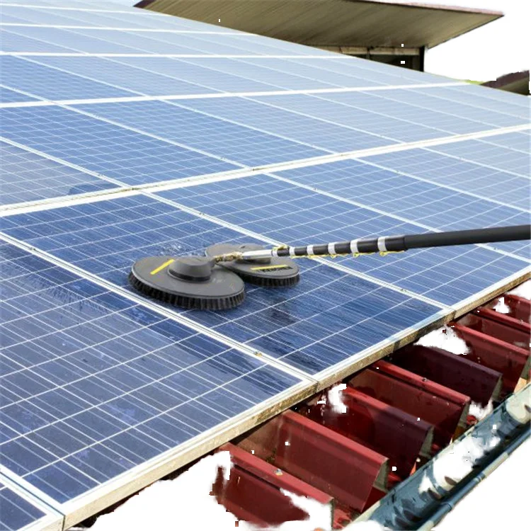 

High Quality Industrial Grade Photovoltaic Solar Cleaning Equipment Rotary Brush Robot With Nylon And Bristle Roller Brush