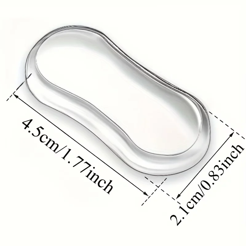6Pcs Transparent Self-Adhesive Silicone Toilet Lid Buffers, Universal Replacement Bumpers for Household and Hotel Toilet