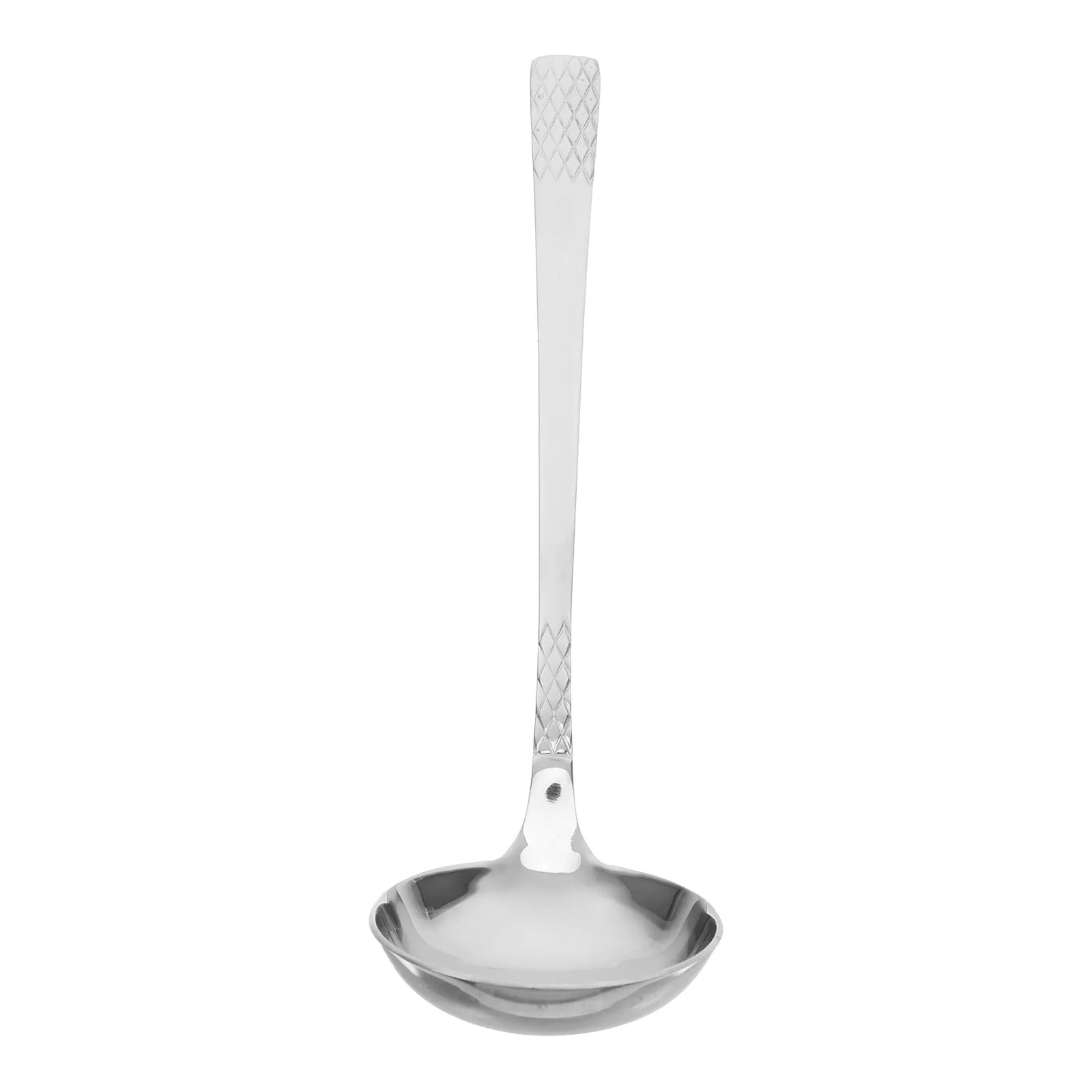 

Stainless Steel Soup Spoon Thickened Duckbill Design For Hot Pot Cooking Sauces Drizzling Oil Serving Kitchen Ladle