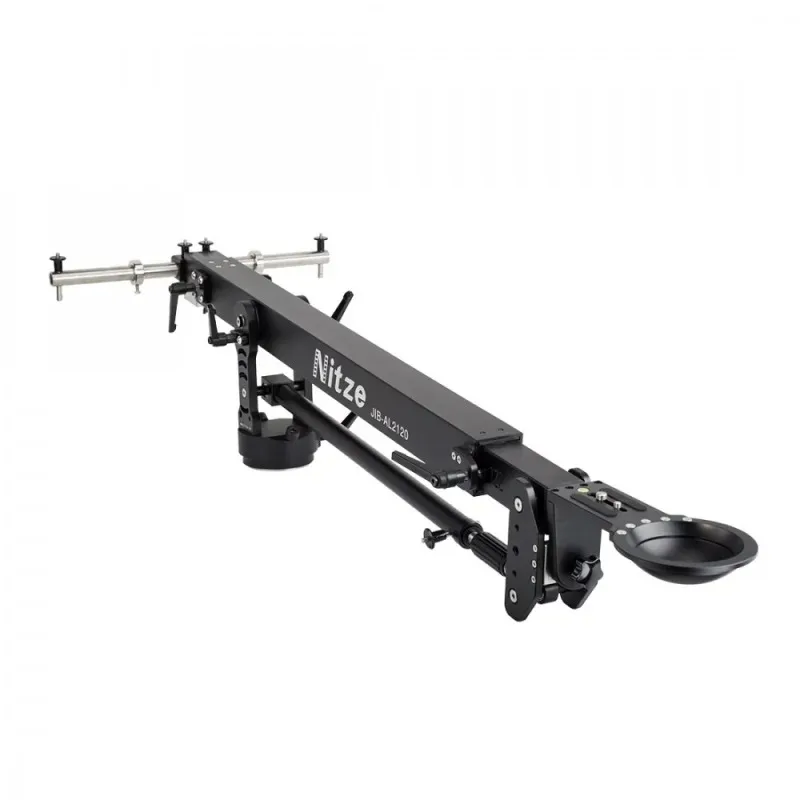Nitze câmera profissional jib guindaste braço pan 100mm tigela quilith carry bag 20kg carga, para vídeo dslr micro único