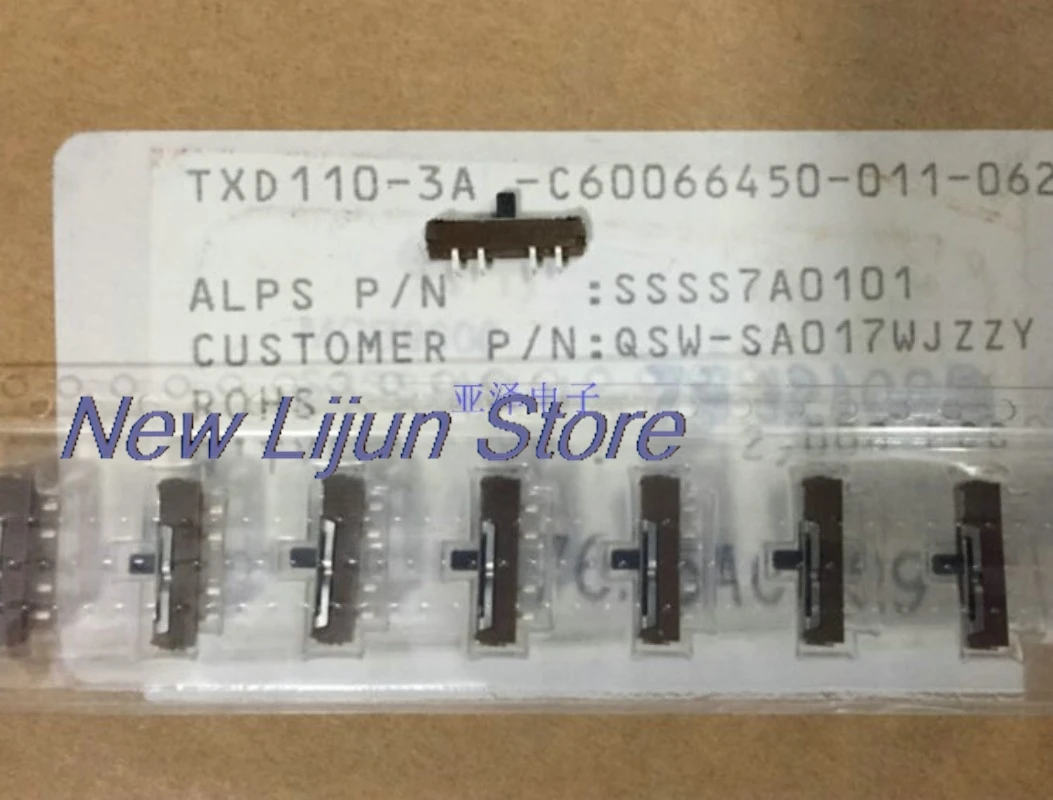 

200pcs SMD slide switch SSSS7A0101 Toggle switch 3rd gear reset switch 200piece