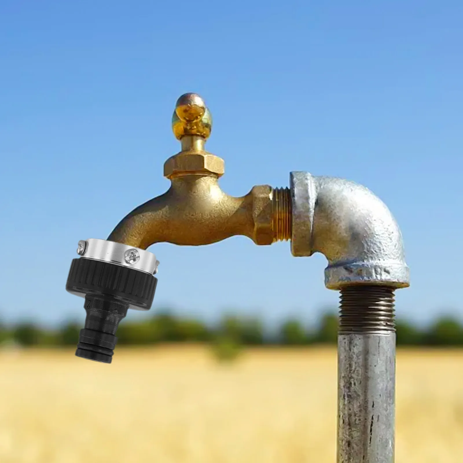 

Adaptable Design Garden Connector Faucet Connector Adaptable Design For Various Sizes Easy Installation For Everyone