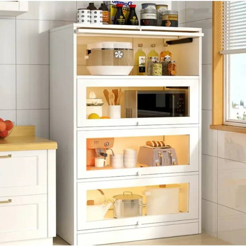 

Kitchen Low Furniture Metal Cabinet Black Organiser Pantry Storage Cabinets Cupboard Cupboard White Gabinetes Multipurpose