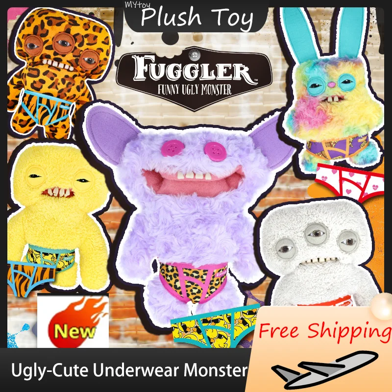 

Fuggler Ugly-Cute Big Teething Monster Doll Funny Stuffed Doll Underwear Series Joker Vinyl Doll The Same As In The Picture