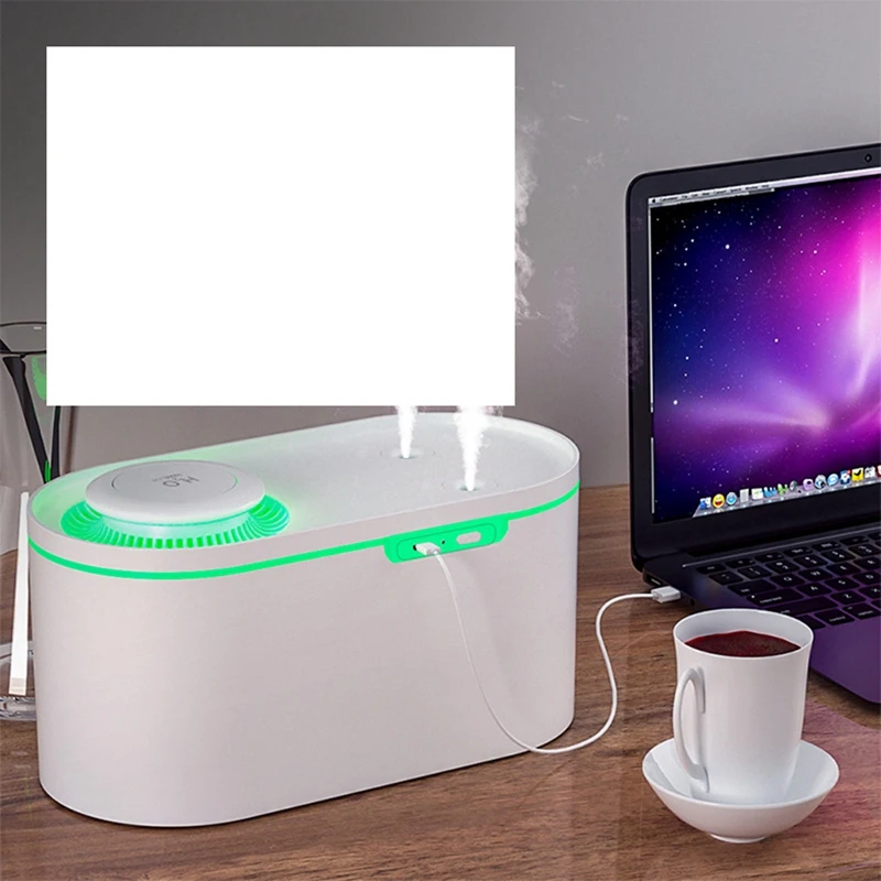 USB Portable Spray Humidifier Heavy Fog And Large Capacity Water Addition For Bedroom Humidifier Purple