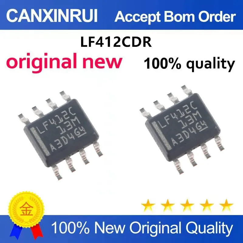 

Original New 100% quality LF412 LF412C LF412CDR SOP8 Integrated circuit IC chip