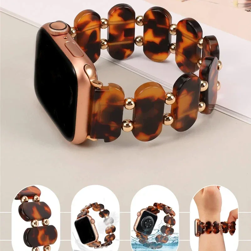 Cinturino in resina per cinturino Apple Watch 49mm Ultra 41mm 42mm 45mm 44mm 40mm bracciale donna per cinturino iWatch Series 9 8 7 6 se 5 4 3