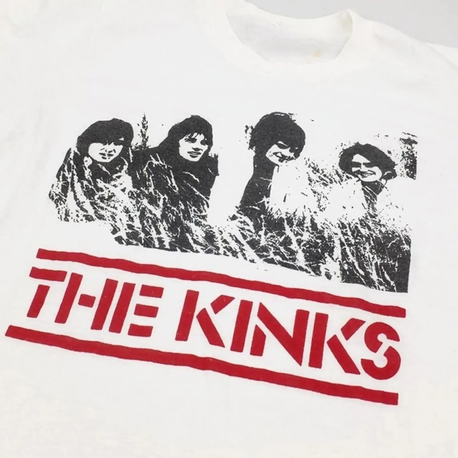 Neu The Kinks Band Geschenk für Fans S 5XL T Shirt BI04_159 vintage Washed graphic Casual Breathable Slightly Soft Comfortable