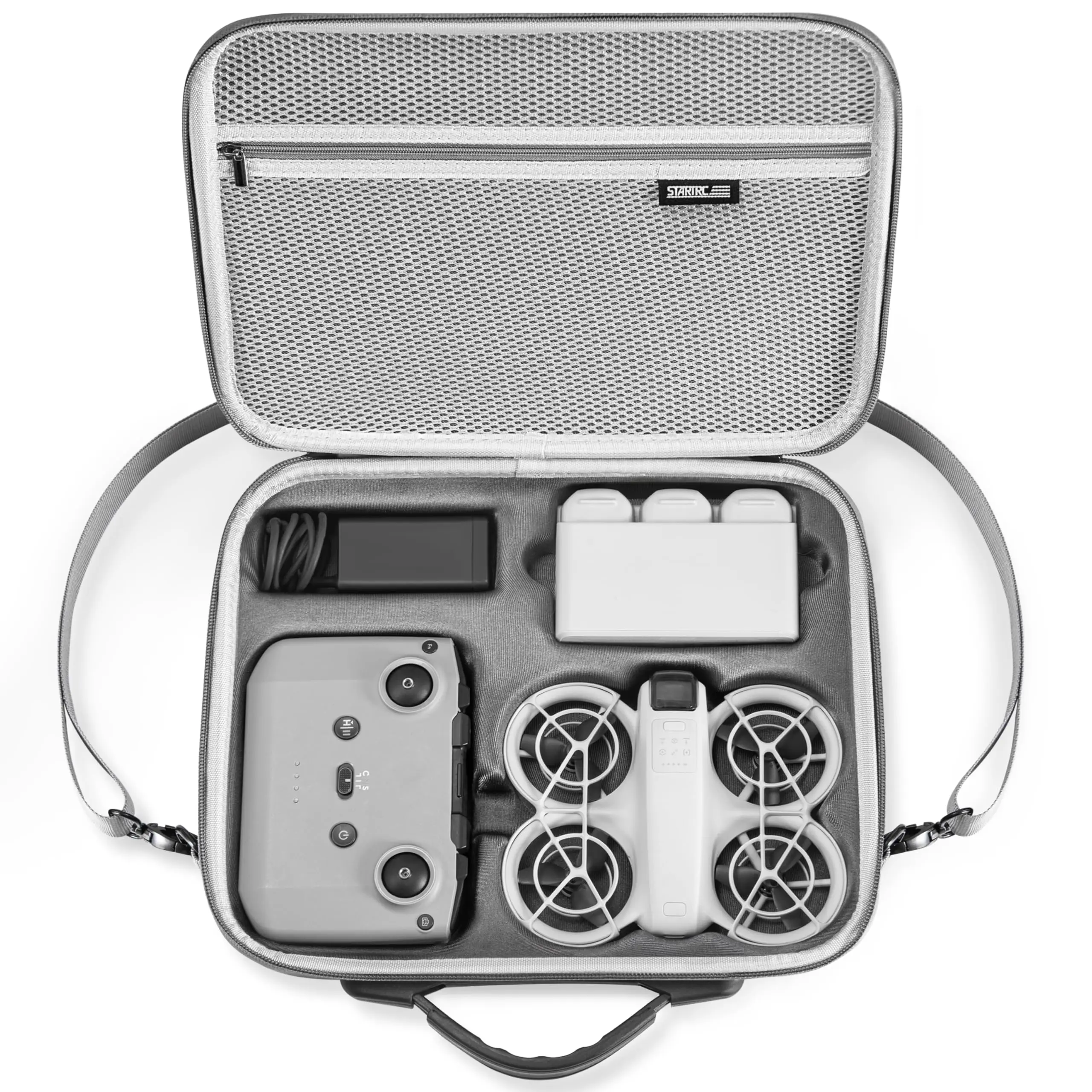 

Carrying Case for DJI Neo Fly More Combo Accessories Portable PU Storage Protective Bag Support RC-N3/N2 Remote Controller