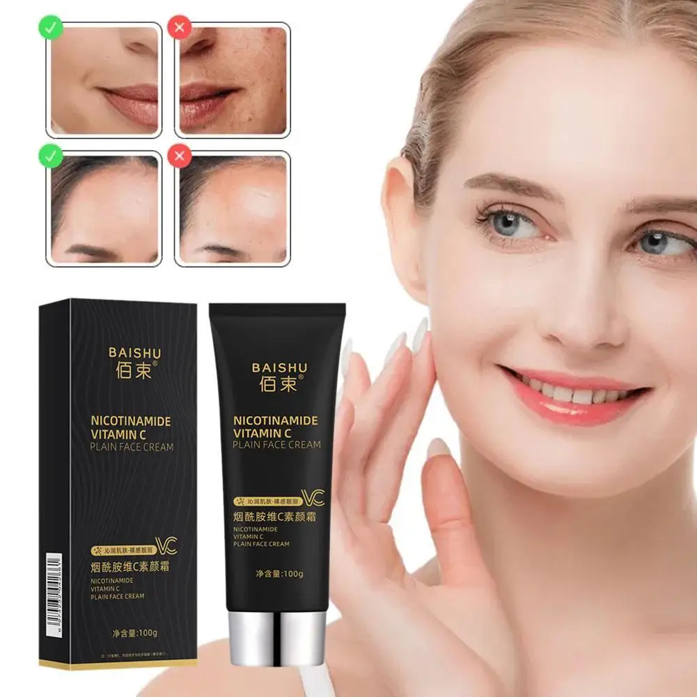 

Nude Makeup Brightening Cream Natural Non-Sticky Moisturizing Refreshing Moisturizing Concealer Nicotinamide Brightening Cream