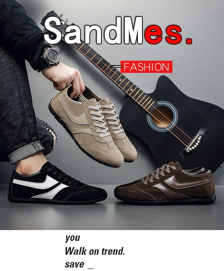 Herren-Sneaker 2025 Frühling Neue Luxus Flache Slipper Bequeme Slip-on Weiche Herren-Sneaker Leichte Outdoor-Schuhe für Männer – Detail 2
