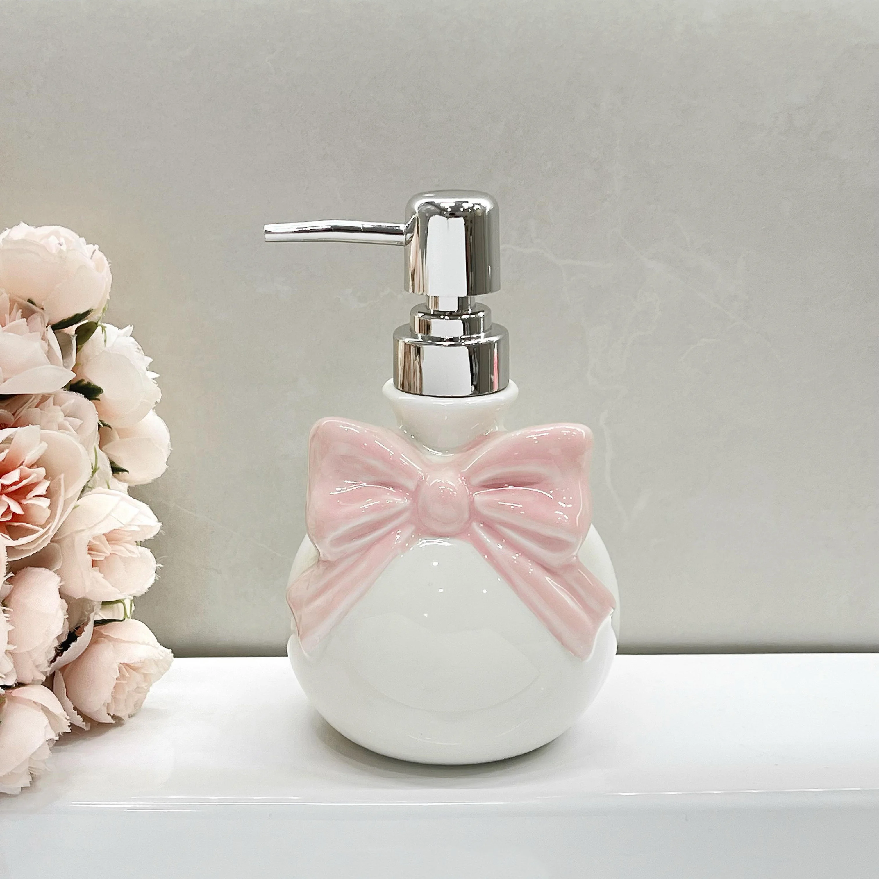 WHYOU-Liquid Soap Dispensers, Lotion Bottle, Emulsion, Latex Hand Wish Bottles, Light Luxury Bathroom Accessories Set