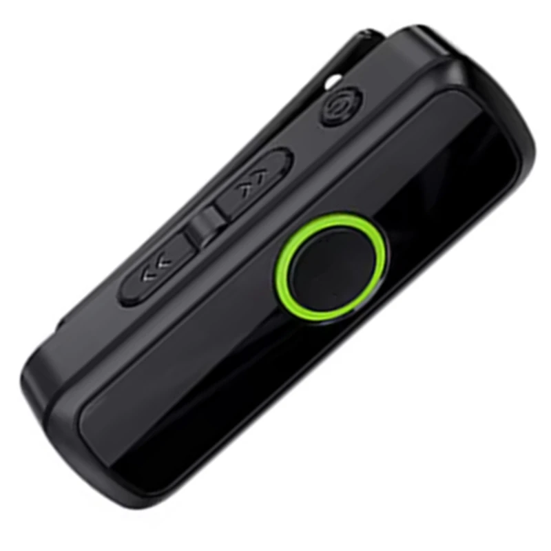 ELECT-Wireless Mini Walkie Talkie Ear Mounted Small And Compact Bluetooth Collar Clip Intercom