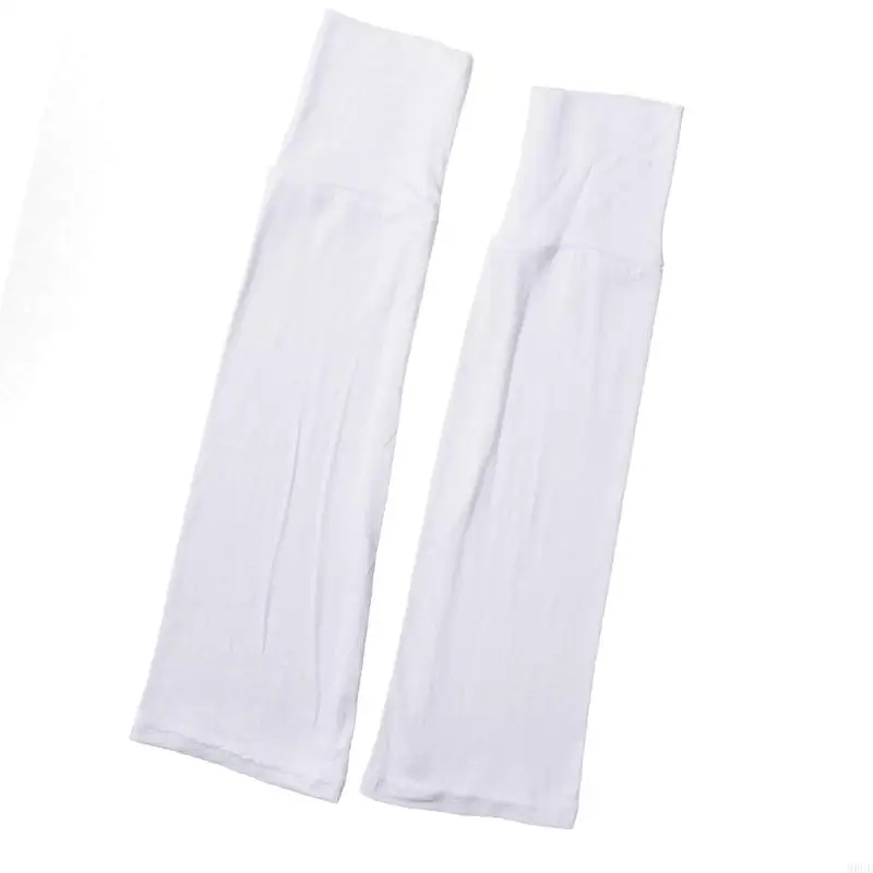 M6CD Mujeres brazo bloque mujeres transpirables Guantes sin dedo Cubiertas brazo bloques solar para andar en y