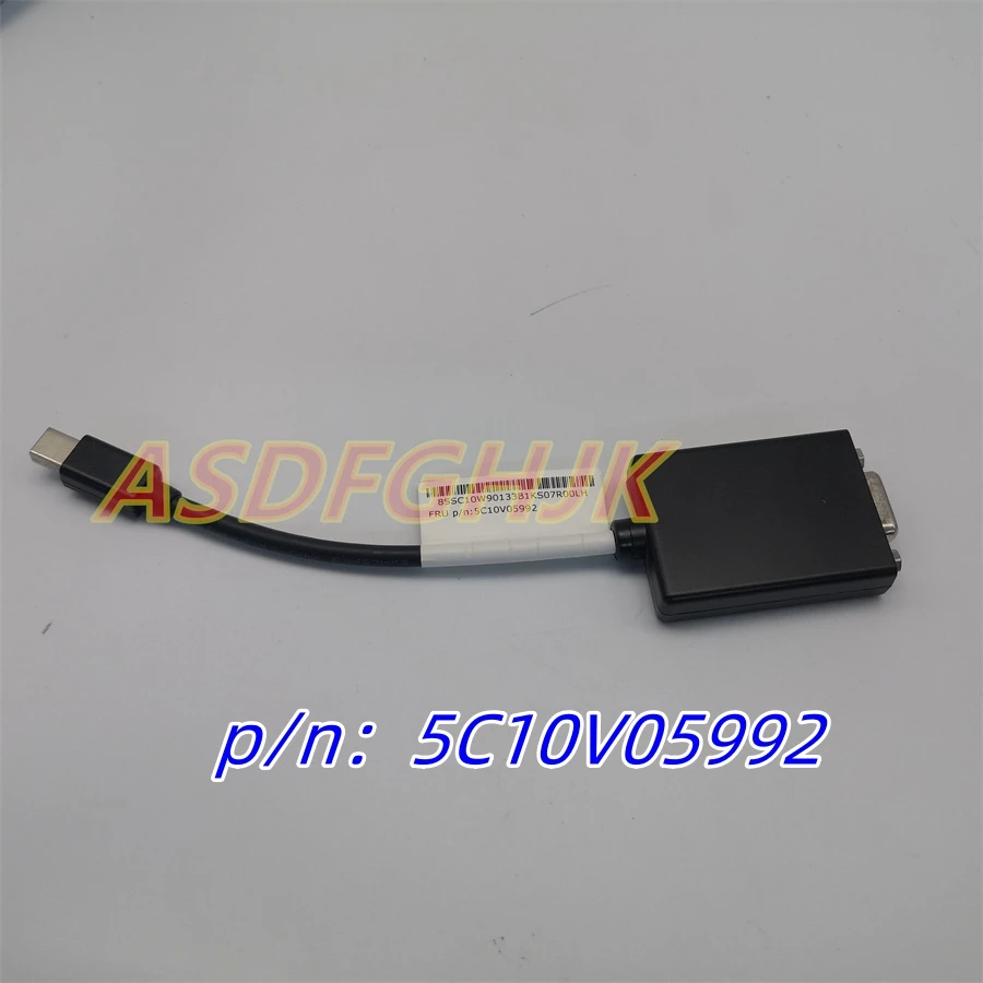 For Lenovo Mini DP to VGA Dongle Compatible Part P/N: 5C10V05992 Alternative 00PH718 8SSC10W90133B1KS07R00LH Free Shipping