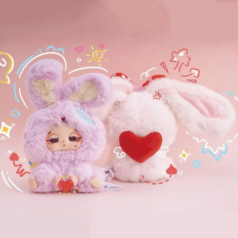 

Подлинная детская три спящей головой, подарок на удачу, слепая коробка, модные игрушки, орнамент, милая кукла, рюкзак, подвеска, загадочная коробка, забавный подарок