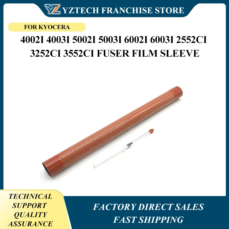 

1X 4052ci 5052ci 6052ci 2553ci 3253ci for KYOCERA 4002i 4003i 5002i 5003i 6002i 6003i 2552ci 3252ci 3552ci Fuser Film Sleeve