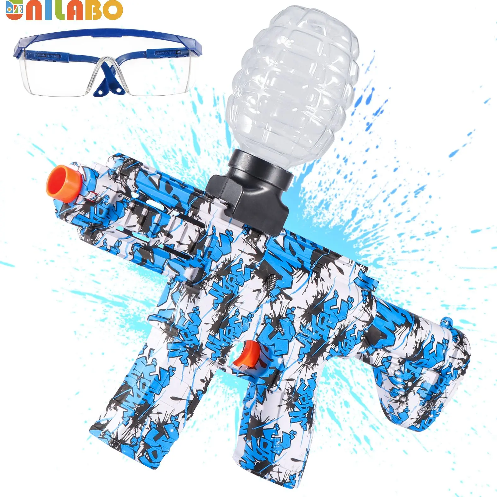 M416 Electric Gel Ball Blaster Toy Gun, Rechargeable & Reusable, Automatic Outdoor Toys for Team Activities, Perfect Gift for Bi