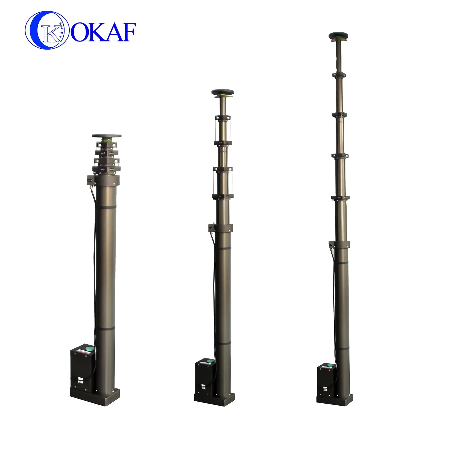 10m 20m Portable Electrical Telescoping Mast Electric Telescopic Mast Pole for Antenna Communication