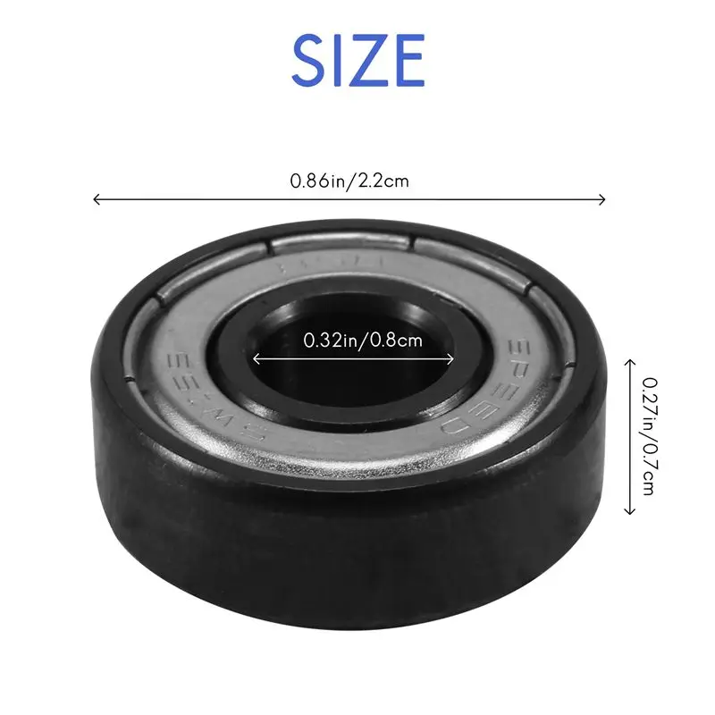 A74U 16Pcs Ceramic 608 Bearings 8X22X7mm ABEC-11 Hybrid 6 White ZrO2 Balls Skateboard Bearing Skating Inline Roller