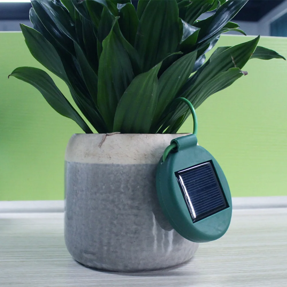 

2pcs Solar Flower Pot Light Durable Waterproof Plastic Garden Decoration Lamp For Pathways Potted Plants Outdoor Led Solar