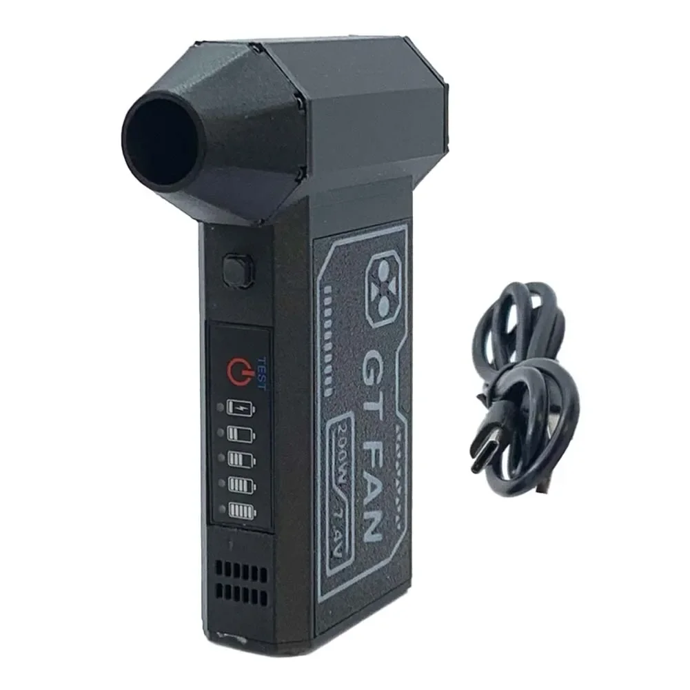 

Бесщеточный вентилятор 11,5*7,5*5 см, аккумулятор 4000 мАч, датчик заряда батареи, легкий дизайн, для активного отдыха на природе