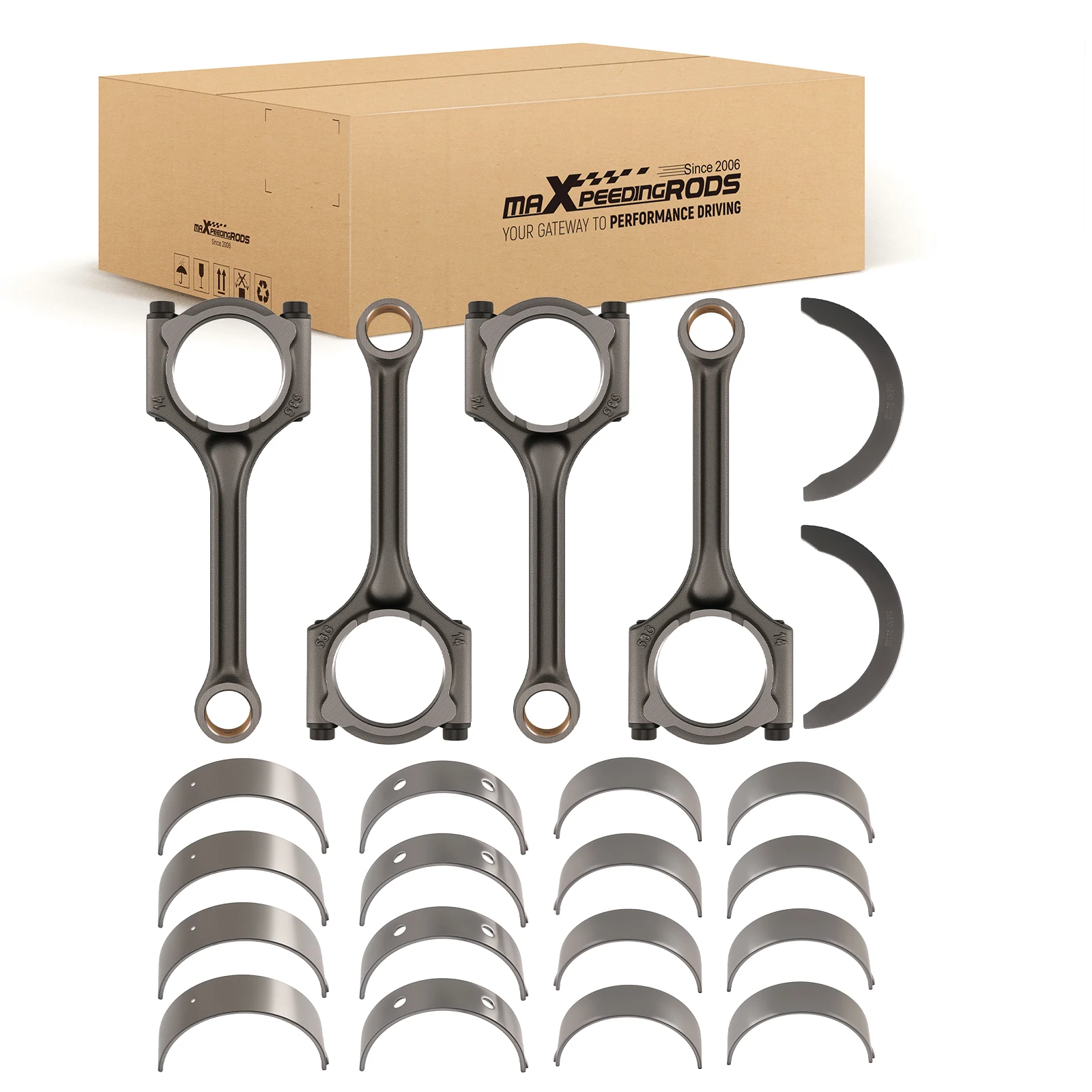 

Connecting Rod for Hyundai Tucson Kia Optima Forte Soul 2.0L 235102E410 Bearing Kit 23510-2E001 MBHY23 RB193