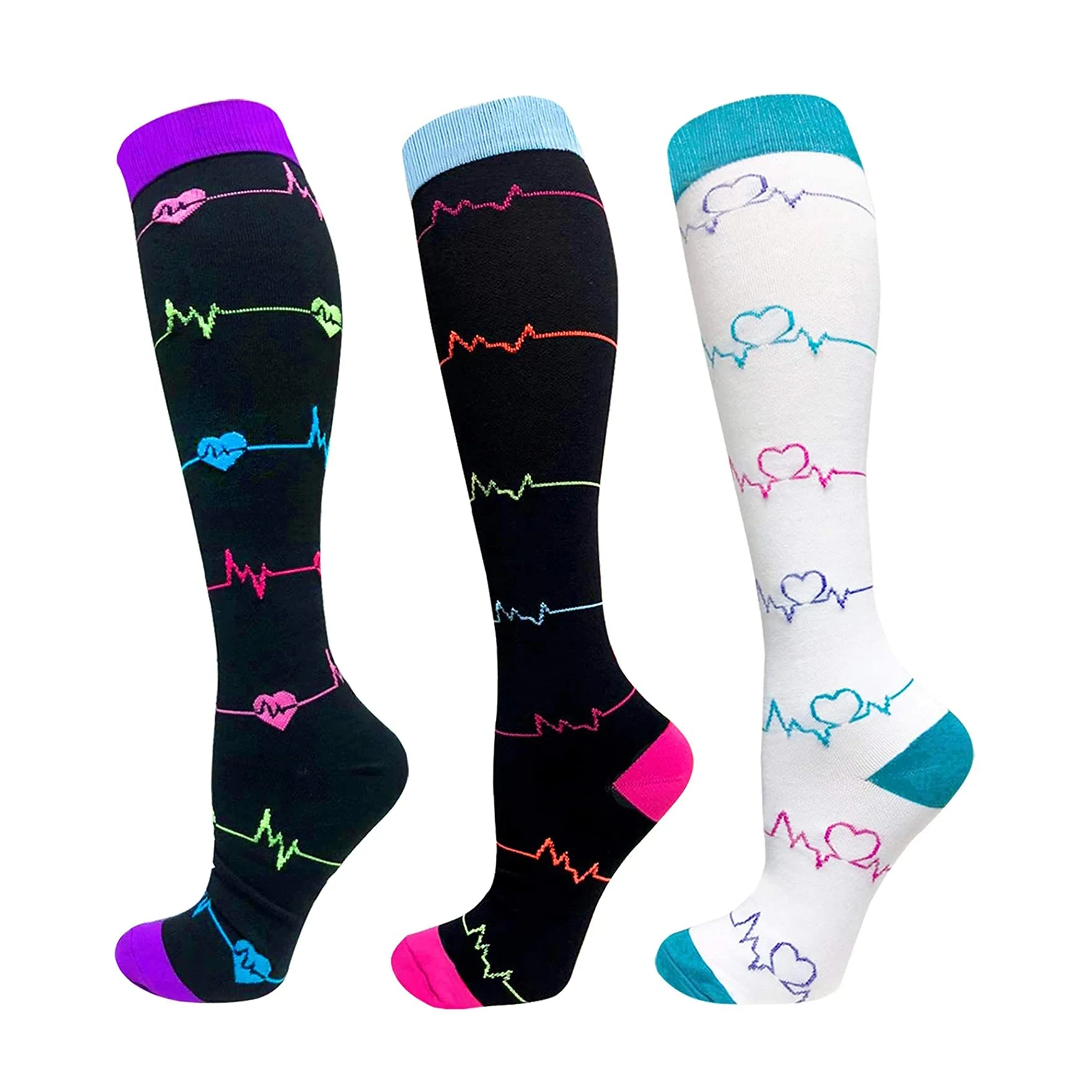 Compression Socks Varicose Veins And Edema Anti Fatigue Elastic Socks Outdoor Rugby Running Fitness Natural Hiking Sports Socks