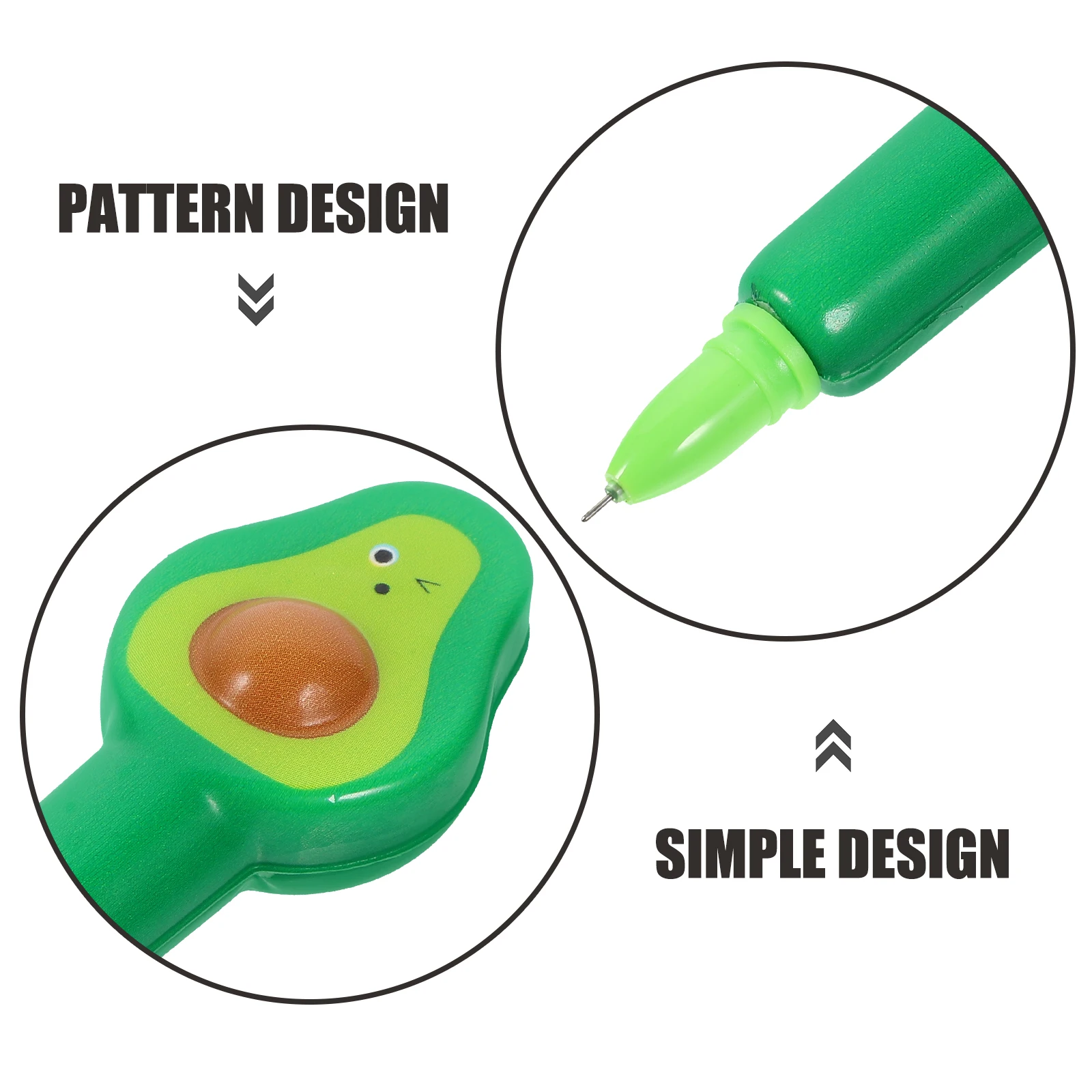 

10 Pcs Decompression Pen Kawaii Pens Ball Point Cartoon Writing for Girls Jell Plastic Cute Stationary Gel Ink
