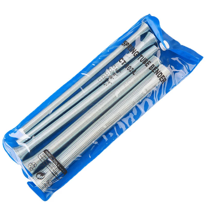 5Pcs/Set For O.D. 1/4" To 5/8" Pipes Bender Outside Style Spring Copper Tube Benders CT-102-L Bending Line Pipe