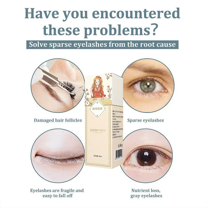 เซรั่มเร่งการเจริญเติบโตของขนตาอย่างรวดเร็ว 5 วัน เสริมขนตาอย่างเป็นธรรมชาติ ยาวขึ้น หนาขึ้น รักษาขนตา ผลิตภัณฑ์ใหม่ ดูแลดวงตา แต่งหน้า