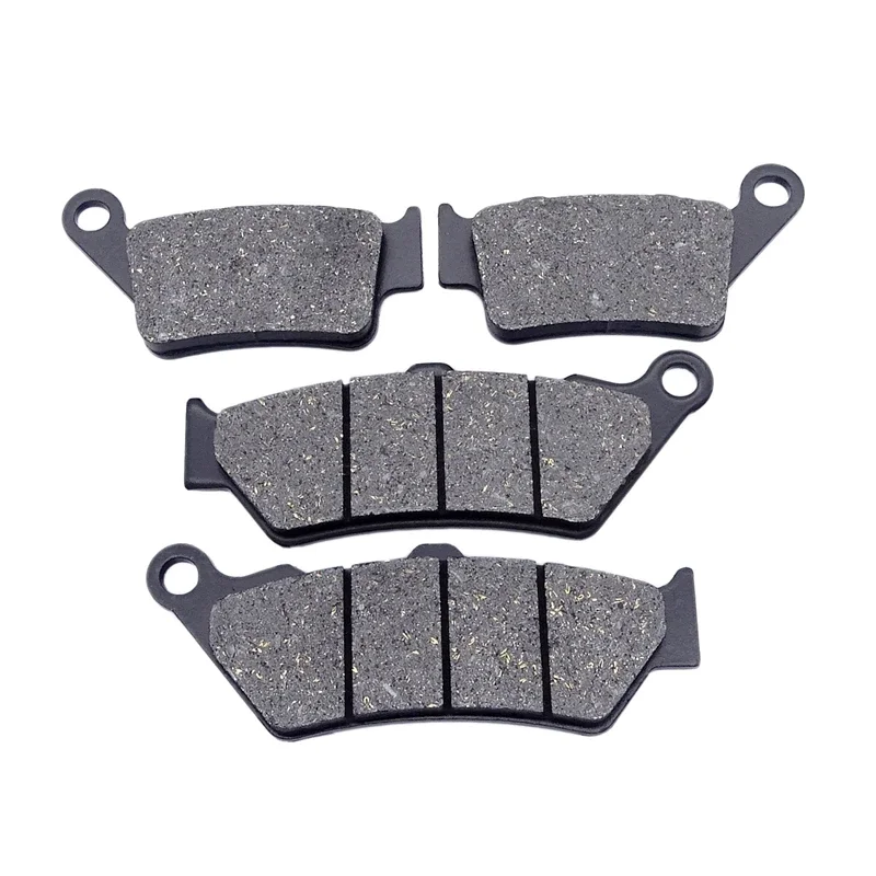 

1 Set Motorcycle Front Rear Brake Pads Low Noice Motobike Rear Brake Pads Kit for BMW G650 GS 2009-2016