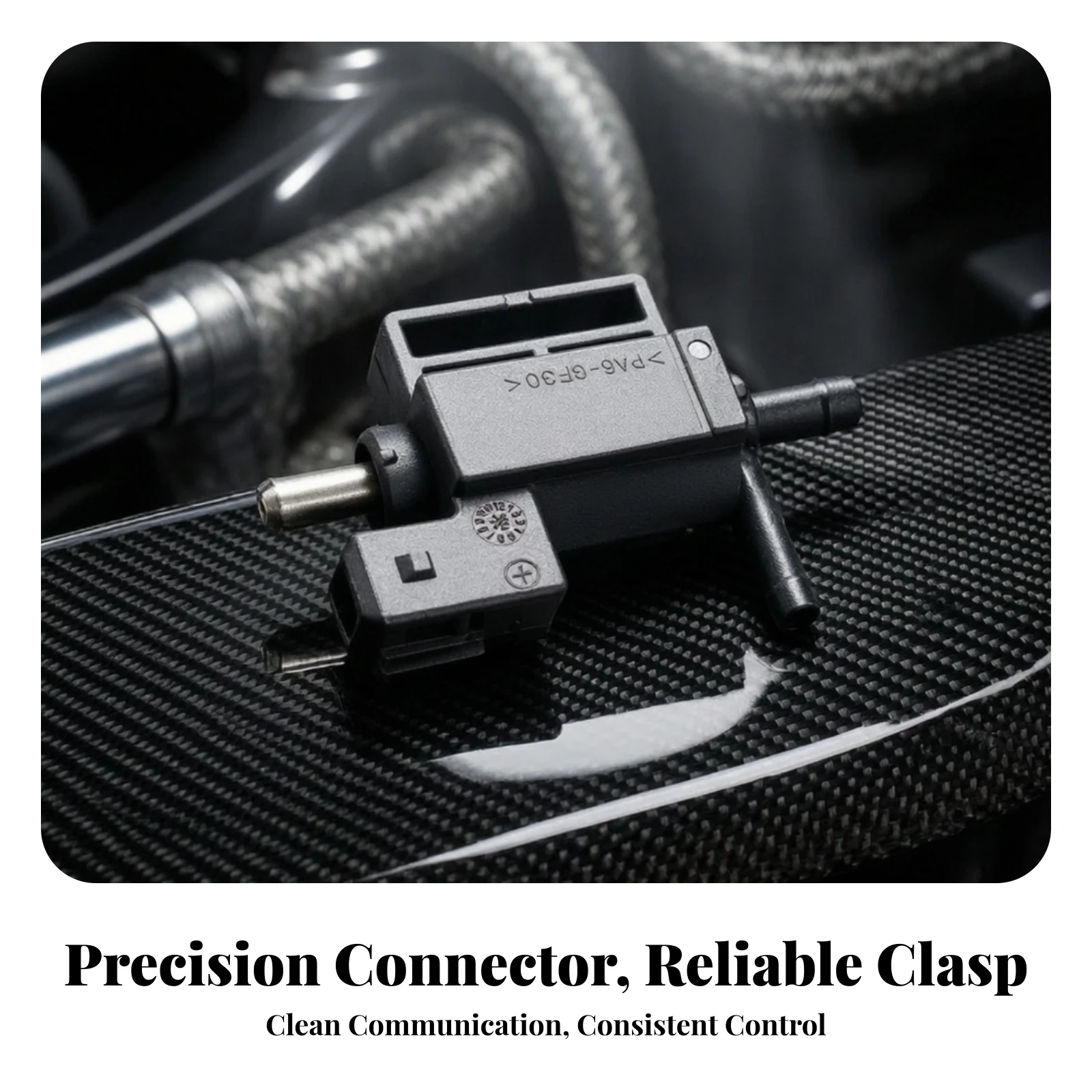 Forced Induction Solenoid Valve Long-Lasting Turbocharger Boost Control Solenoid Valve Turbocharged Compact for Mechanics