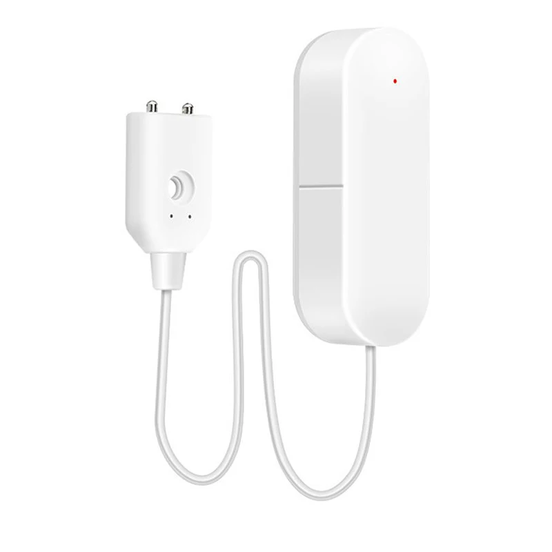 WiFi Water Sensor Water Leak Flood Alarm Sensor with APP Free Remote Monitoring, Detection Line, Water Leak Detector for Kitchen