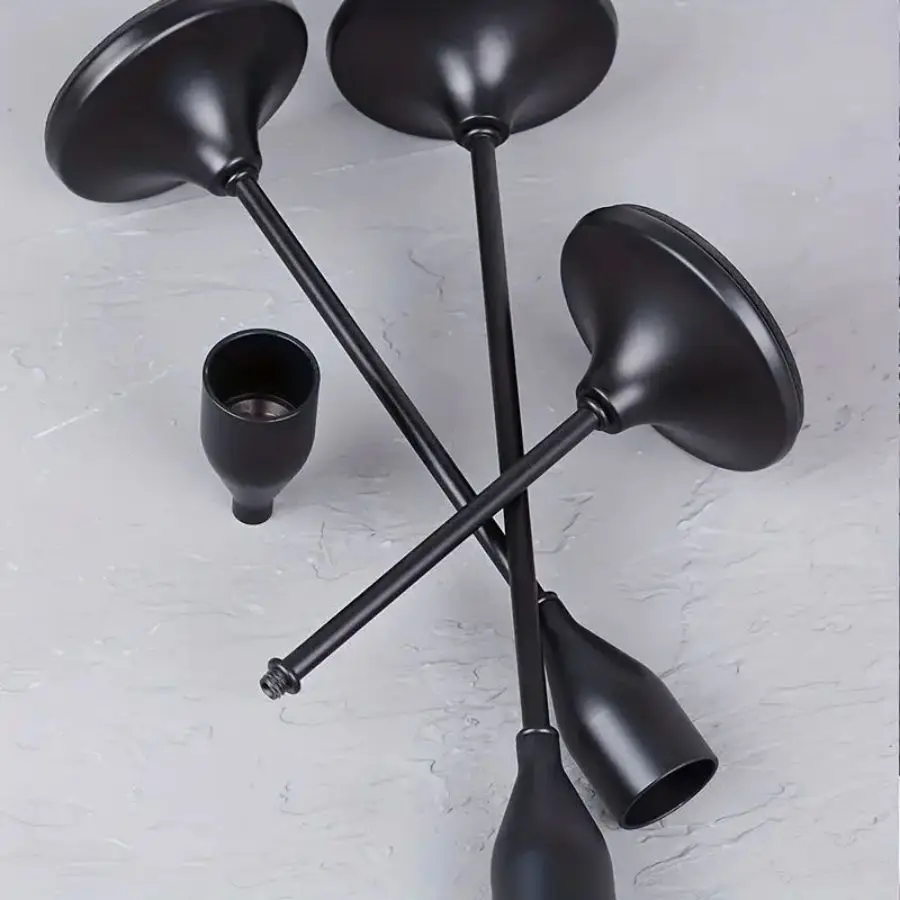 3PC Black Taper Candle Holders - Enrich Your Table with European Style, Perfect for Romantic Dinners, Weddings & Home Decor