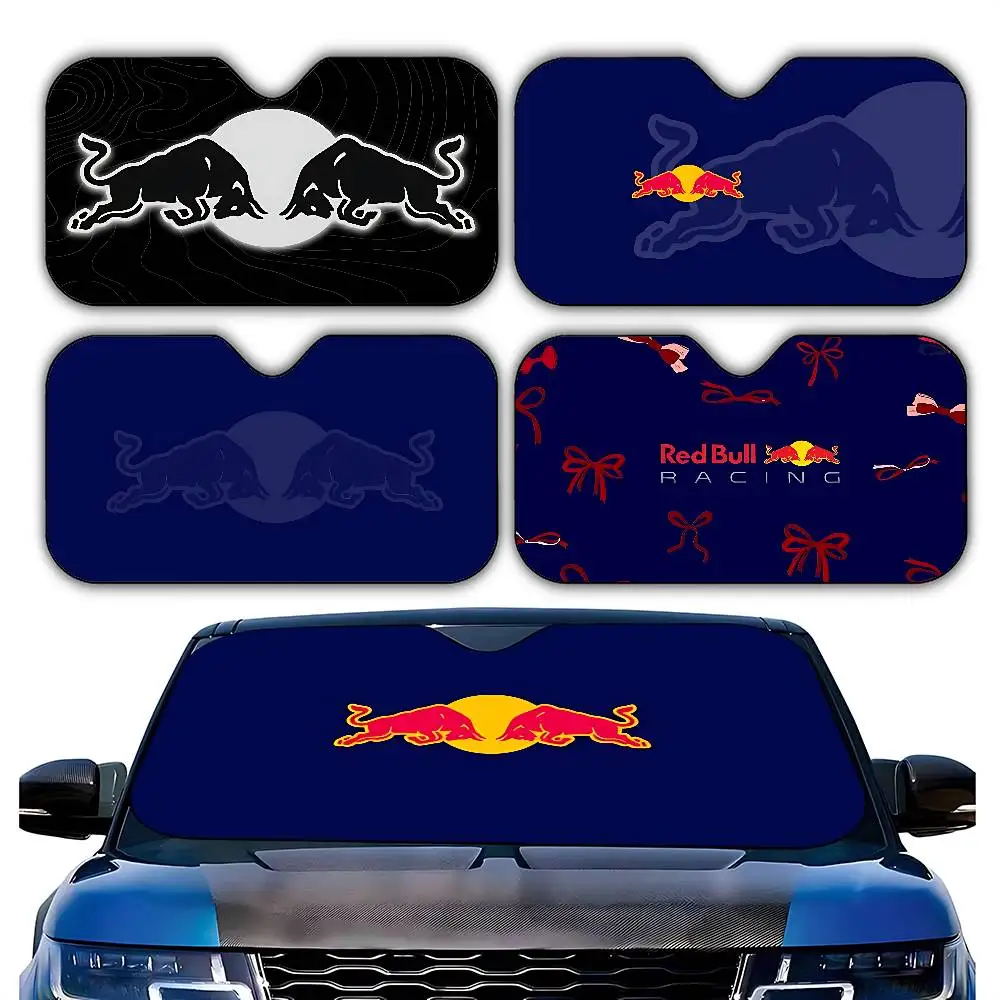 Cool-R-Red-B-Bulls-fashion Stylish And Trendy Windshield Sunshade, Car Windshield Cover, Car Sunshade Curtain Sun Protection