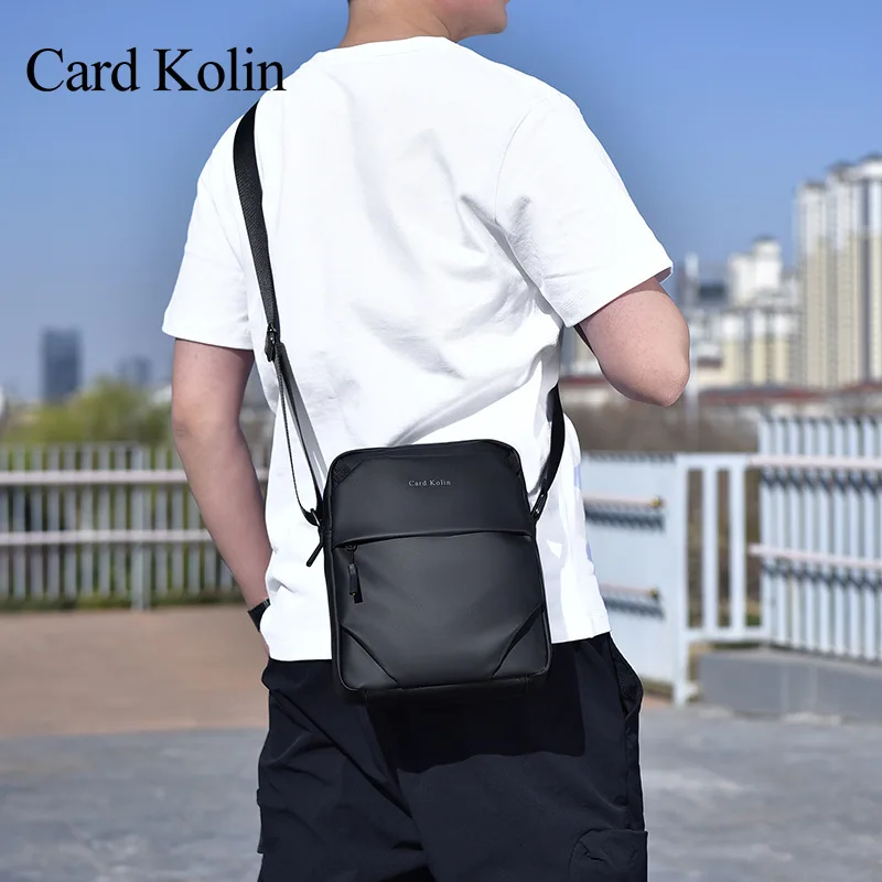 Men's cross-body shoulder bag business with light luxury relax large capacity cross-shoulder bag