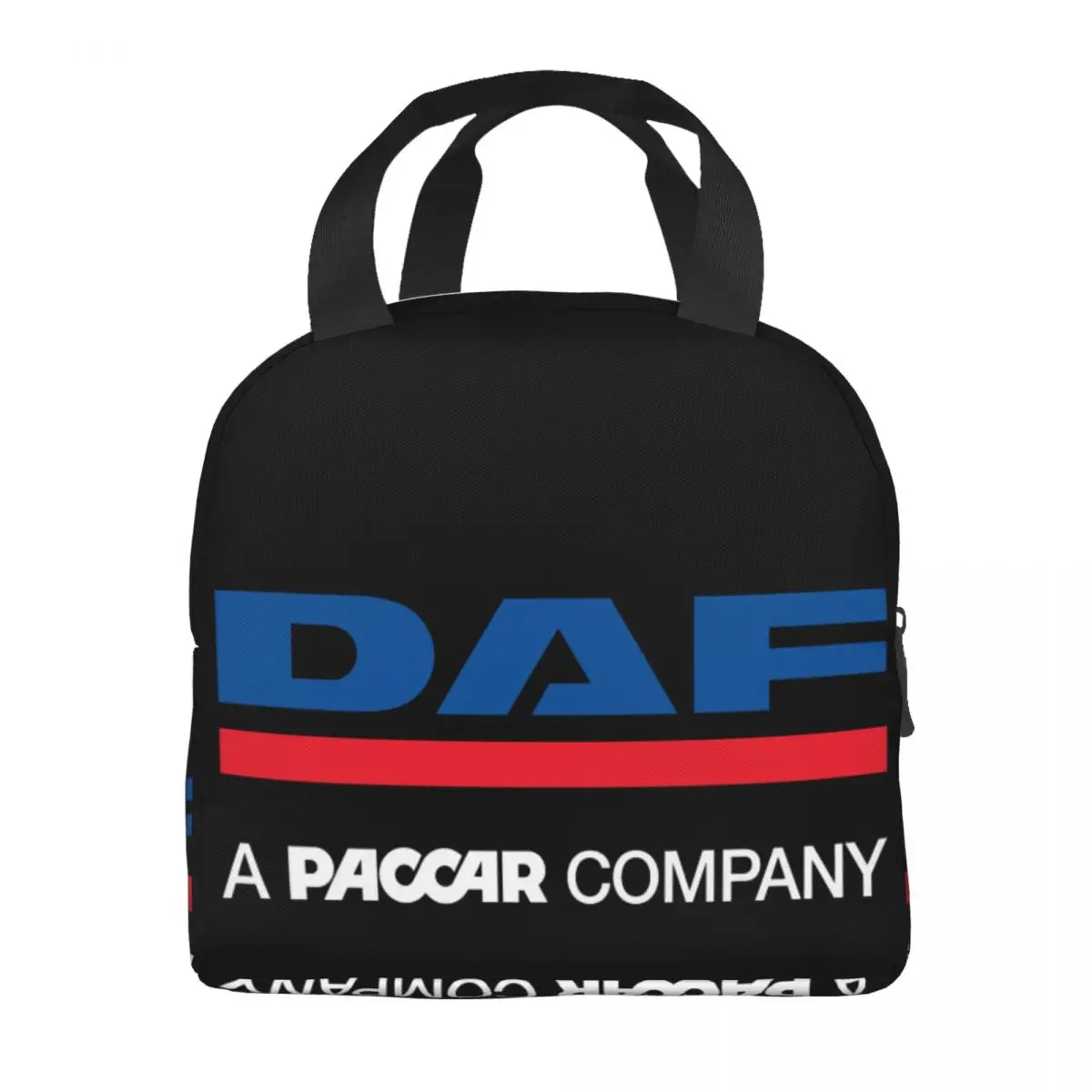 DAF Trucks Logo Lunch Bag Unisex Portable Cooler Insulated Lunch Box Food Bento Box