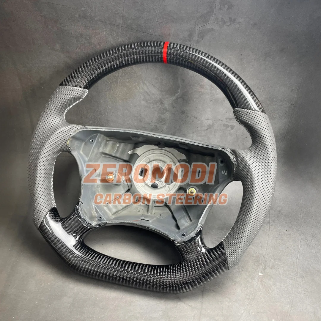 For Mercedes-Benz E-Class W210 W211 W212 W213 E55 E63 Carbon Fiber Steering Wheel Luxury Performance Upgrade