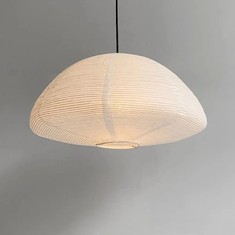 

Japanese Style Paper Pendant Light Personality Creative Chandelier Bedroom Dining Room Living Room Decoration Oval Lighting