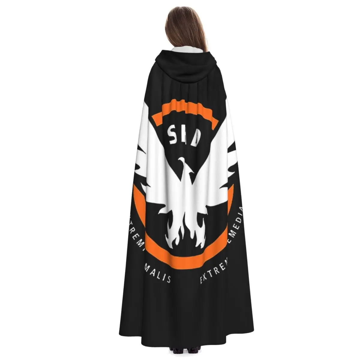Game Tom Clancys The Division SHD Seal  Long Hooded Cloak Witch Medieval Costume Cosplay Cape HalloweenVampire Adult Unisex view 6