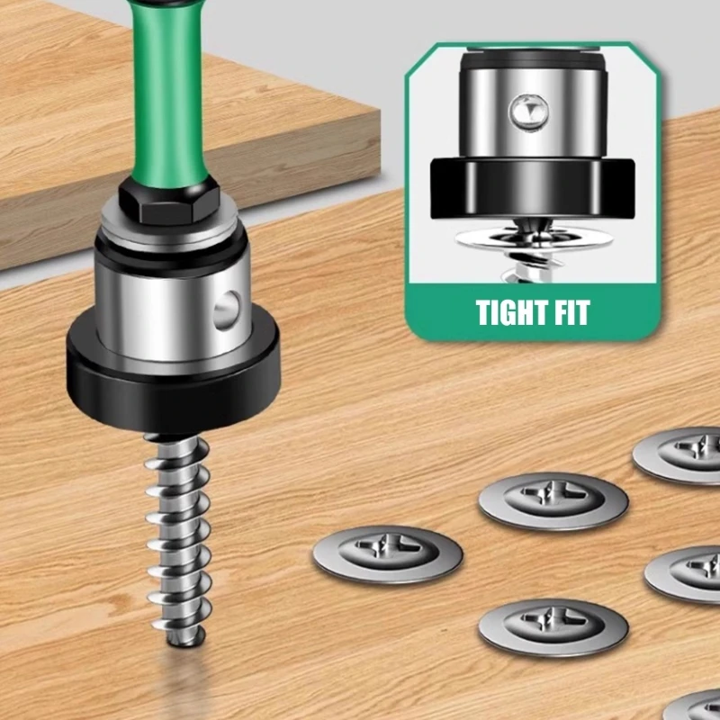 5 stuks PH2 gipsplaatschroefsetter, magnetische positionering schroevendraaierbits voor gipsplaat lokaliseren batchkop voor 517A