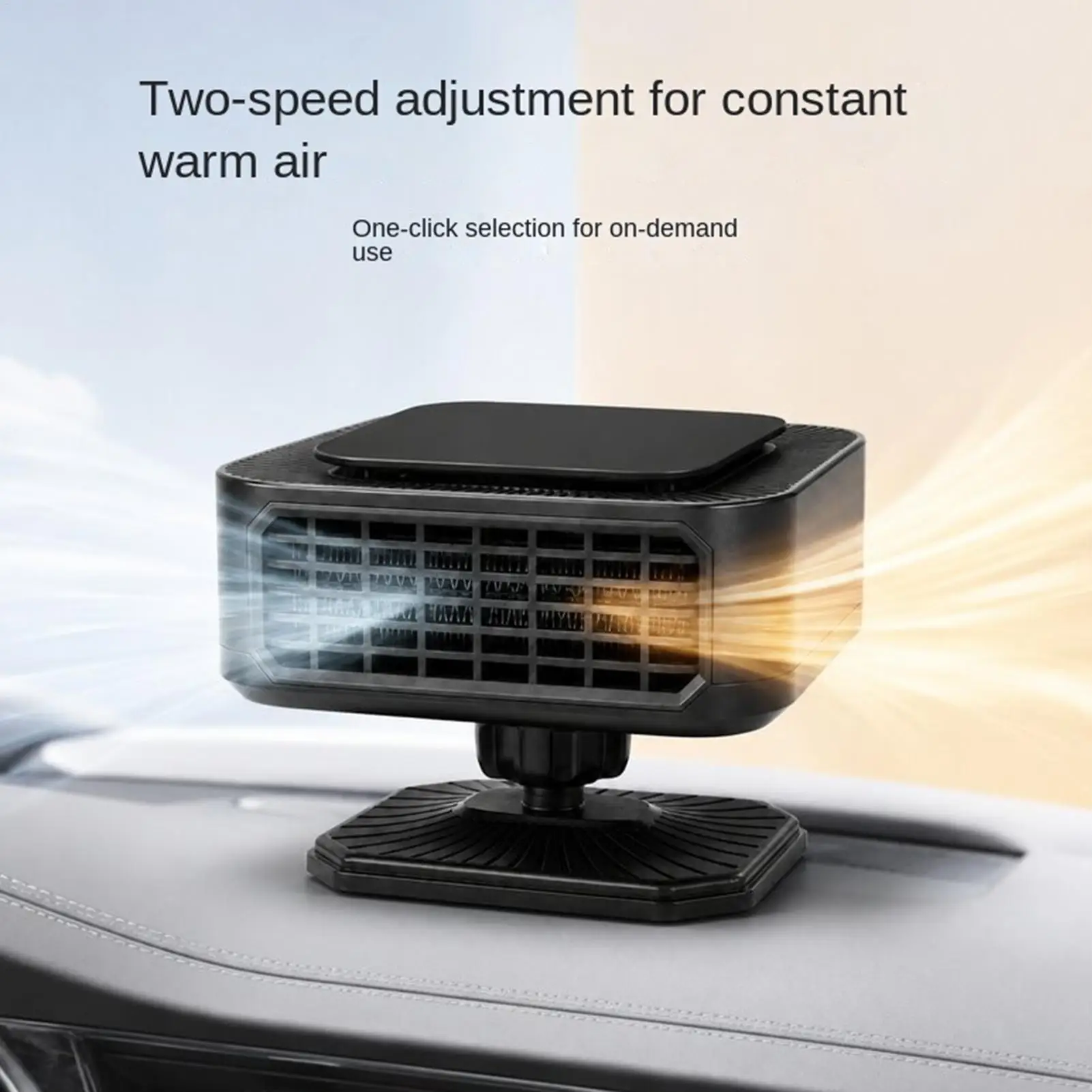 Heater for Vehicle 12V 24V Plug-In Defogging Cold Winter Machine Car Heater Winter Defroster for Sedan RV Truck Taxi Ice Snow