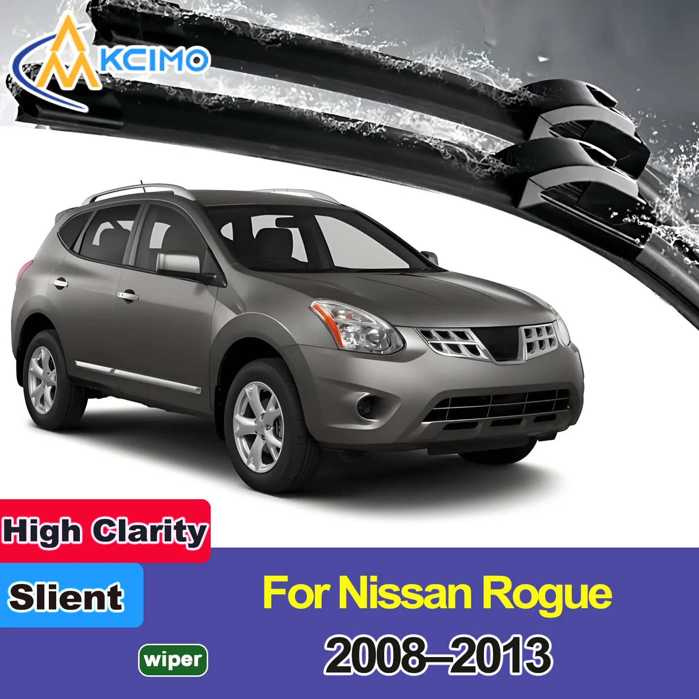 

2PCS New Front Windshield Wiper Blade for Nissan Rogue S35 2008-2013 Nissan Rogue Select (2014-2015) Front Windshield Windscreen