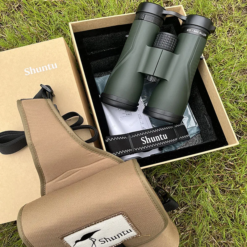 Shuntu ED 10x50 Premium Binoculars Extra Low Dispersion Objective Lenses Outdoor with BaK4 Prisms Fog & Waterproof Binoculars - view 2