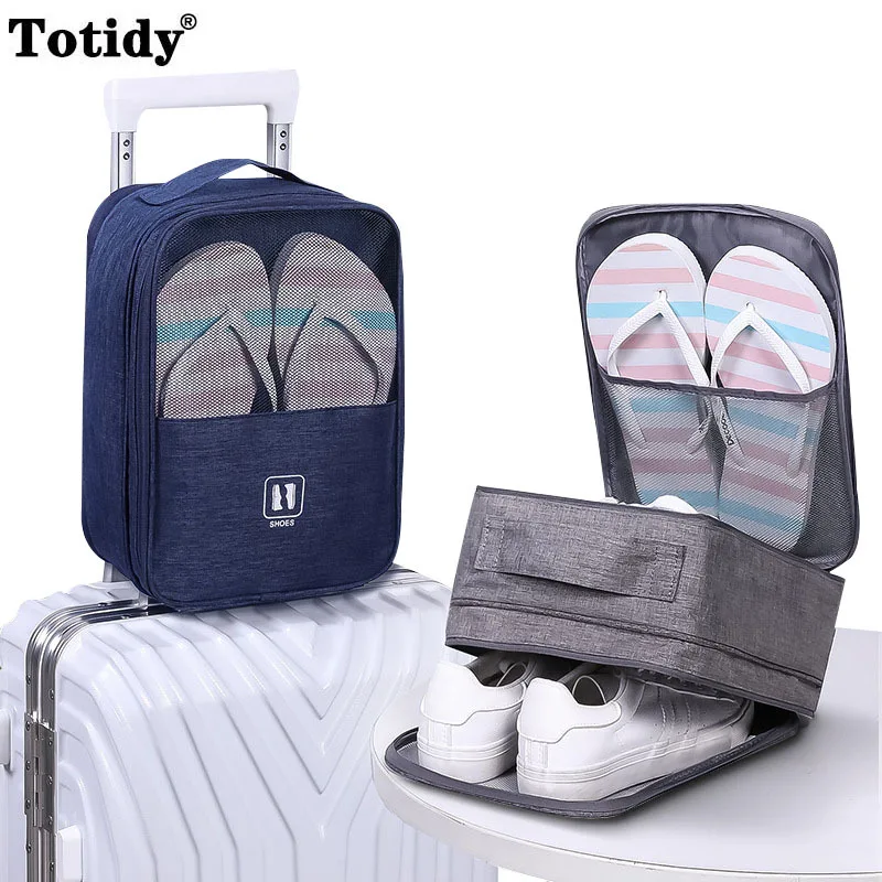 Women Portable Travel Shoe Bag Waterproof Men Shoes Storage Bags Home Shoe Closet Organizer Travel Accessories